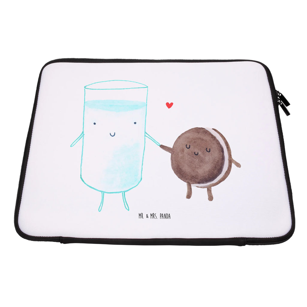 Notebook Tasche Milch Keks Notebook Tasche, Laptop, Computertasche, Tasche, Notebook-Tasche, Notebook-Reisehülle, Notebook Schutz, Tiermotive, Gute Laune, lustige Sprüche, Tiere, Milk, Cookie, Milch, Keks, Kekse, Kaffee, Einladung Frühstück, Motiv süß, romantisch, perfektes Paar