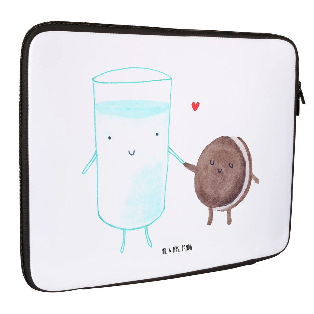 Notebook Tasche Milch Keks Notebook Tasche, Laptop, Computertasche, Tasche, Notebook-Tasche, Notebook-Reisehülle, Notebook Schutz, Tiermotive, Gute Laune, lustige Sprüche, Tiere, Milk, Cookie, Milch, Keks, Kekse, Kaffee, Einladung Frühstück, Motiv süß, romantisch, perfektes Paar