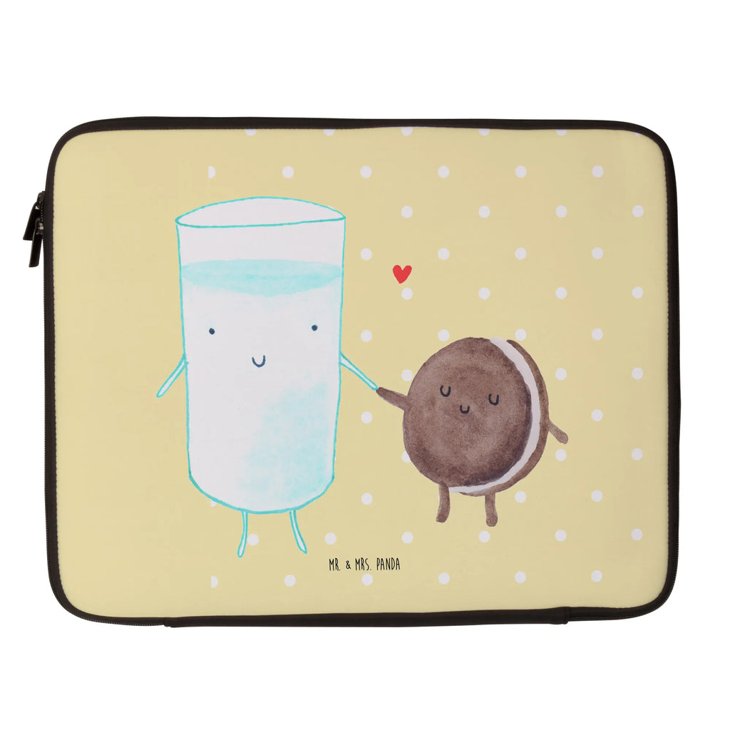 Notebook Tasche Milch Keks Notebook Tasche, Laptop, Computertasche, Tasche, Notebook-Tasche, Notebook-Reisehülle, Notebook Schutz, Tiermotive, Gute Laune, lustige Sprüche, Tiere, Milk, Cookie, Milch, Keks, Kekse, Kaffee, Einladung Frühstück, Motiv süß, romantisch, perfektes Paar