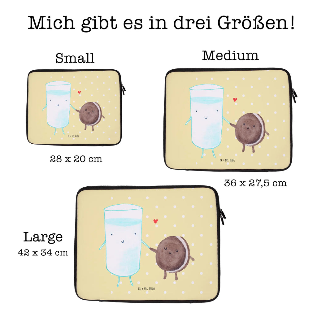 Notebook Tasche Milch Keks Notebook Tasche, Laptop, Computertasche, Tasche, Notebook-Tasche, Notebook-Reisehülle, Notebook Schutz, Tiermotive, Gute Laune, lustige Sprüche, Tiere, Milk, Cookie, Milch, Keks, Kekse, Kaffee, Einladung Frühstück, Motiv süß, romantisch, perfektes Paar