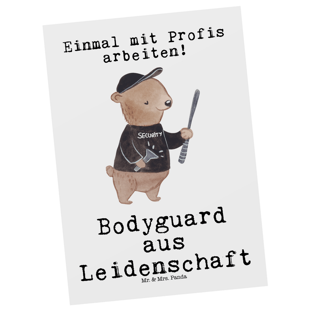 Postkarte Bodyguard aus Leidenschaft Postkarte, Karte, Geschenkkarte, Grußkarte, Einladung, Ansichtskarte, Geburtstagskarte, Einladungskarte, Dankeskarte, Ansichtskarten, Einladung Geburtstag, Einladungskarten Geburtstag, Beruf, Ausbildung, Jubiläum, Abschied, Rente, Kollege, Kollegin, Geschenk, Schenken, Arbeitskollege, Mitarbeiter, Firma, Danke, Dankeschön, Bodyguard, Personenschützer