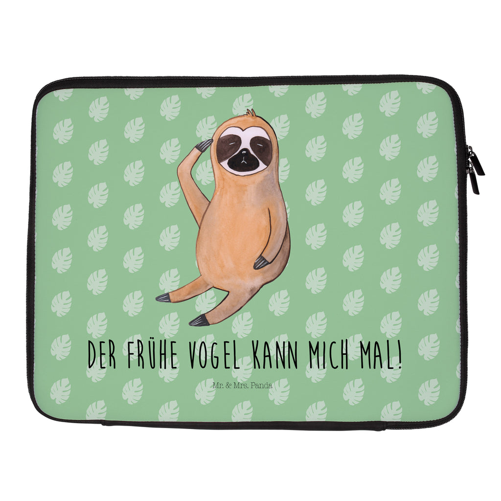 Notebook Tasche Faultier Vogel Notebook Tasche, Laptop, Computertasche, Tasche, Notebook-Tasche, Notebook-Reisehülle, Notebook Schutz, Faultier, Faultier Geschenk, Faultier Deko, Faultiere, faul, Lieblingstier, Spinner, früher Vogel, der frühe Vogel, Frühaufsteher, Morgenmuffel, Vogel, Faultierwelt