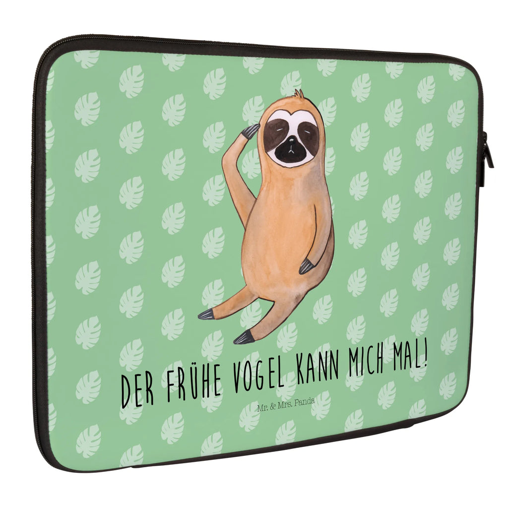 Notebook Tasche Faultier Vogel Notebook Tasche, Laptop, Computertasche, Tasche, Notebook-Tasche, Notebook-Reisehülle, Notebook Schutz, Faultier, Faultier Geschenk, Faultier Deko, Faultiere, faul, Lieblingstier, Spinner, früher Vogel, der frühe Vogel, Frühaufsteher, Morgenmuffel, Vogel, Faultierwelt