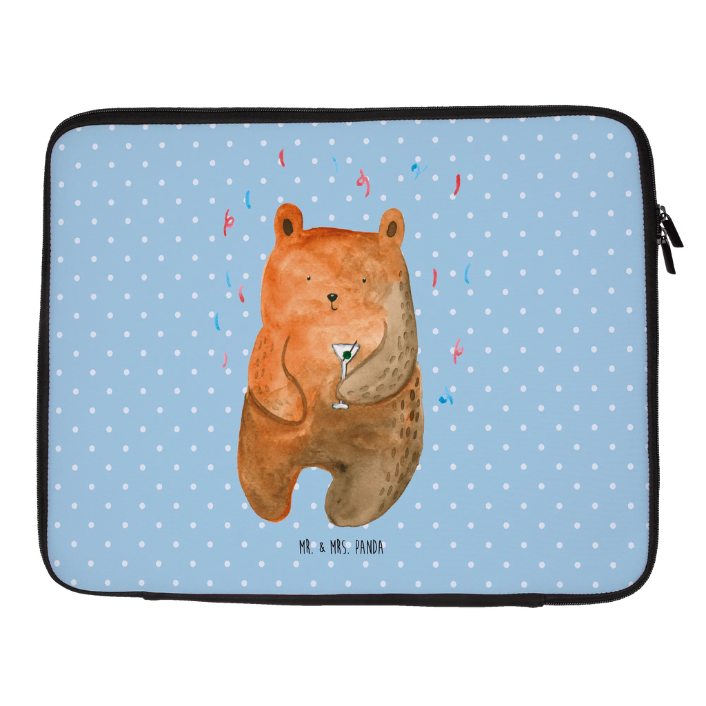 Notebook Tasche Bär Party Notebook Tasche, Laptop, Computertasche, Tasche, Notebook-Tasche, Notebook-Reisehülle, Notebook Schutz, Bär, Teddy, Teddybär, Geburtstag, Geburtstagsgeschenk, Geschenk, Party, Feiern, Abfeiern, Mitbringsel, Gute Laune, Lustig