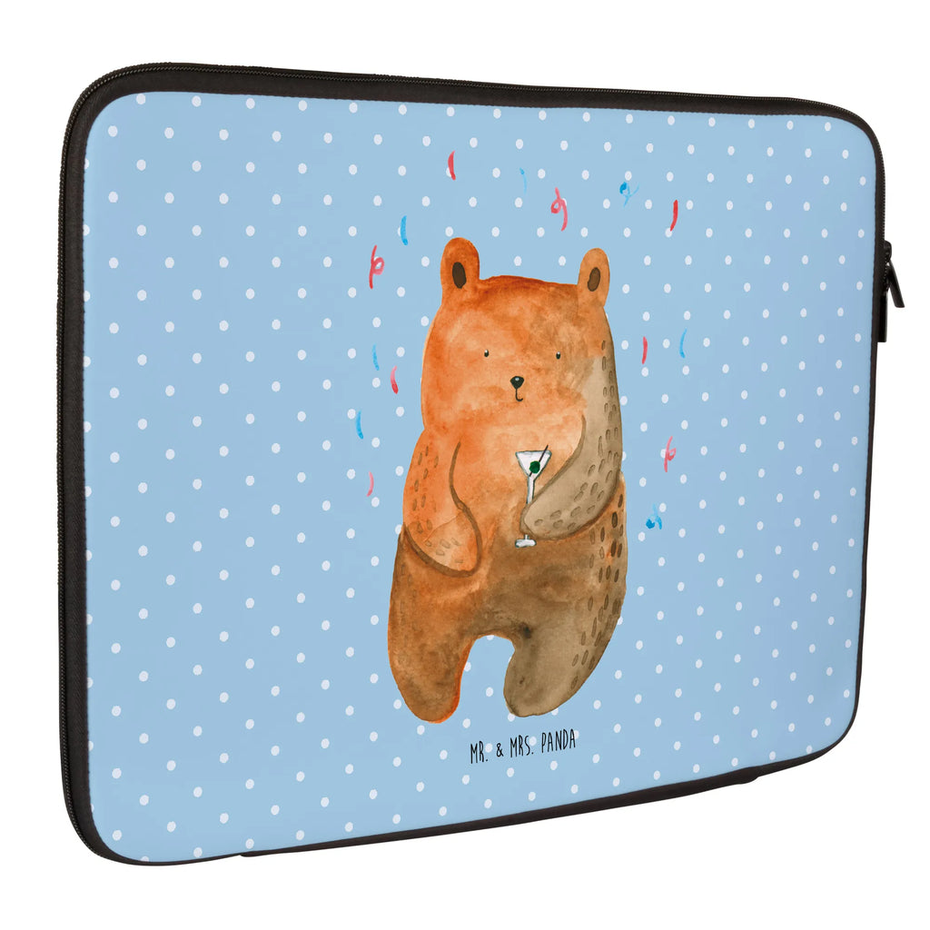 Notebook Tasche Bär Party Notebook Tasche, Laptop, Computertasche, Tasche, Notebook-Tasche, Notebook-Reisehülle, Notebook Schutz, Bär, Teddy, Teddybär, Geburtstag, Geburtstagsgeschenk, Geschenk, Party, Feiern, Abfeiern, Mitbringsel, Gute Laune, Lustig