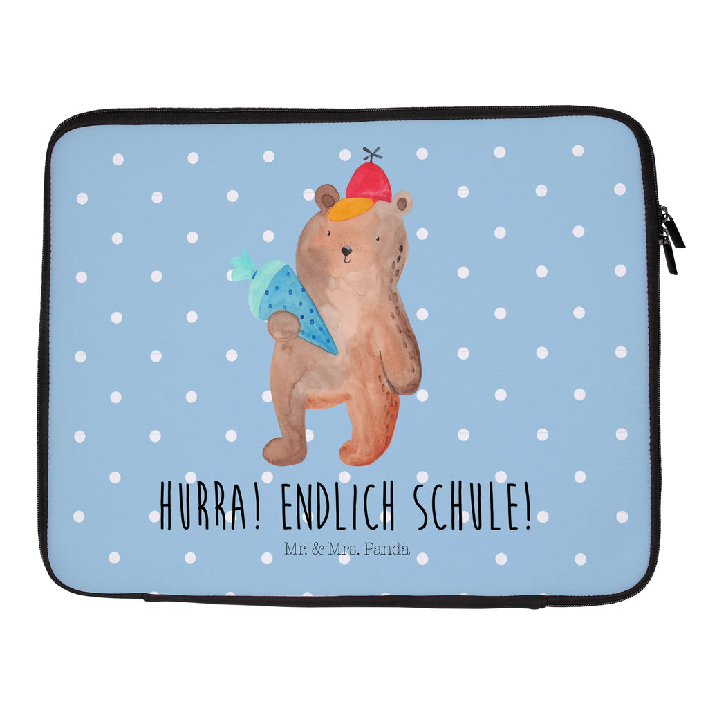 Notebook Tasche Bär Schultüte Notebook Tasche, Laptop, Computertasche, Tasche, Notebook-Tasche, Notebook-Reisehülle, Notebook Schutz, Bär, Teddy, Teddybär, Bär Motiv, Schultüte, Erster Schultag Geschenk, Einschulung Geschenk, Schule Geschenk, Grundschule, Schulanfang, Schulbeginn