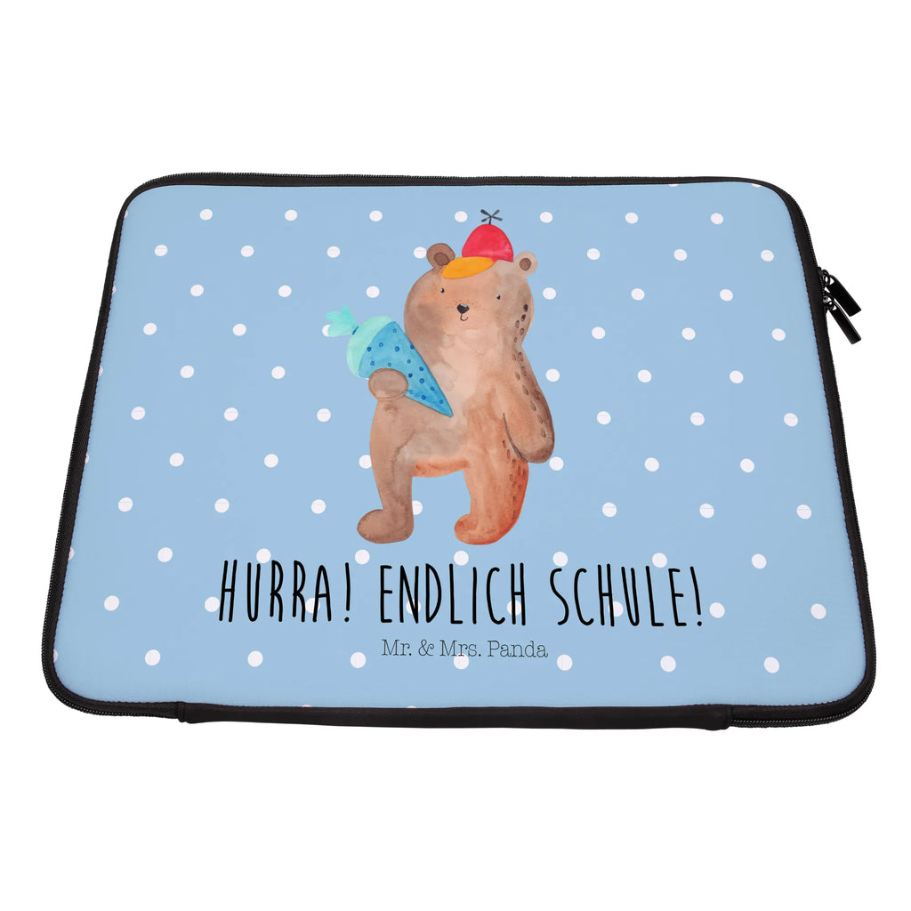 Notebook Tasche Bär Schultüte Notebook Tasche, Laptop, Computertasche, Tasche, Notebook-Tasche, Notebook-Reisehülle, Notebook Schutz, Bär, Teddy, Teddybär, Bär Motiv, Schultüte, Erster Schultag Geschenk, Einschulung Geschenk, Schule Geschenk, Grundschule, Schulanfang, Schulbeginn