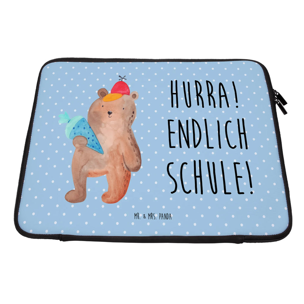 Notebook Tasche Bär Schultüte Notebook Tasche, Laptop, Computertasche, Tasche, Notebook-Tasche, Notebook-Reisehülle, Notebook Schutz, Bär, Teddy, Teddybär, Bär Motiv, Schultüte, Erster Schultag Geschenk, Einschulung Geschenk, Schule Geschenk, Grundschule, Schulanfang, Schulbeginn