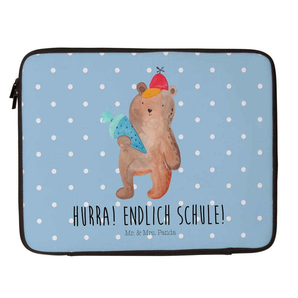 Notebook Tasche Bär Schultüte Notebook Tasche, Laptop, Computertasche, Tasche, Notebook-Tasche, Notebook-Reisehülle, Notebook Schutz, Bär, Teddy, Teddybär, Bär Motiv, Schultüte, Erster Schultag Geschenk, Einschulung Geschenk, Schule Geschenk, Grundschule, Schulanfang, Schulbeginn