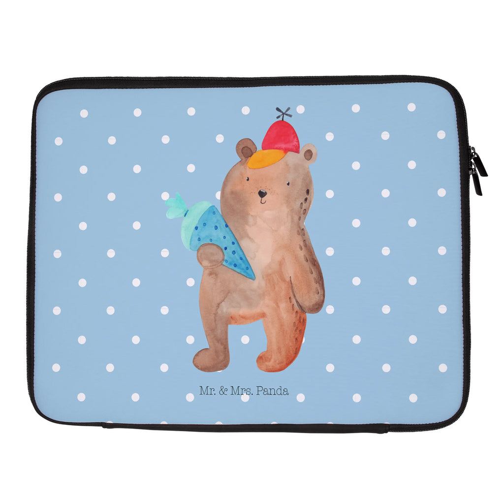 Notebook Tasche Bär Schultüte Notebook Tasche, Laptop, Computertasche, Tasche, Notebook-Tasche, Notebook-Reisehülle, Notebook Schutz, Bär, Teddy, Teddybär, Bär Motiv, Schultüte, Erster Schultag Geschenk, Einschulung Geschenk, Schule Geschenk, Grundschule, Schulanfang, Schulbeginn