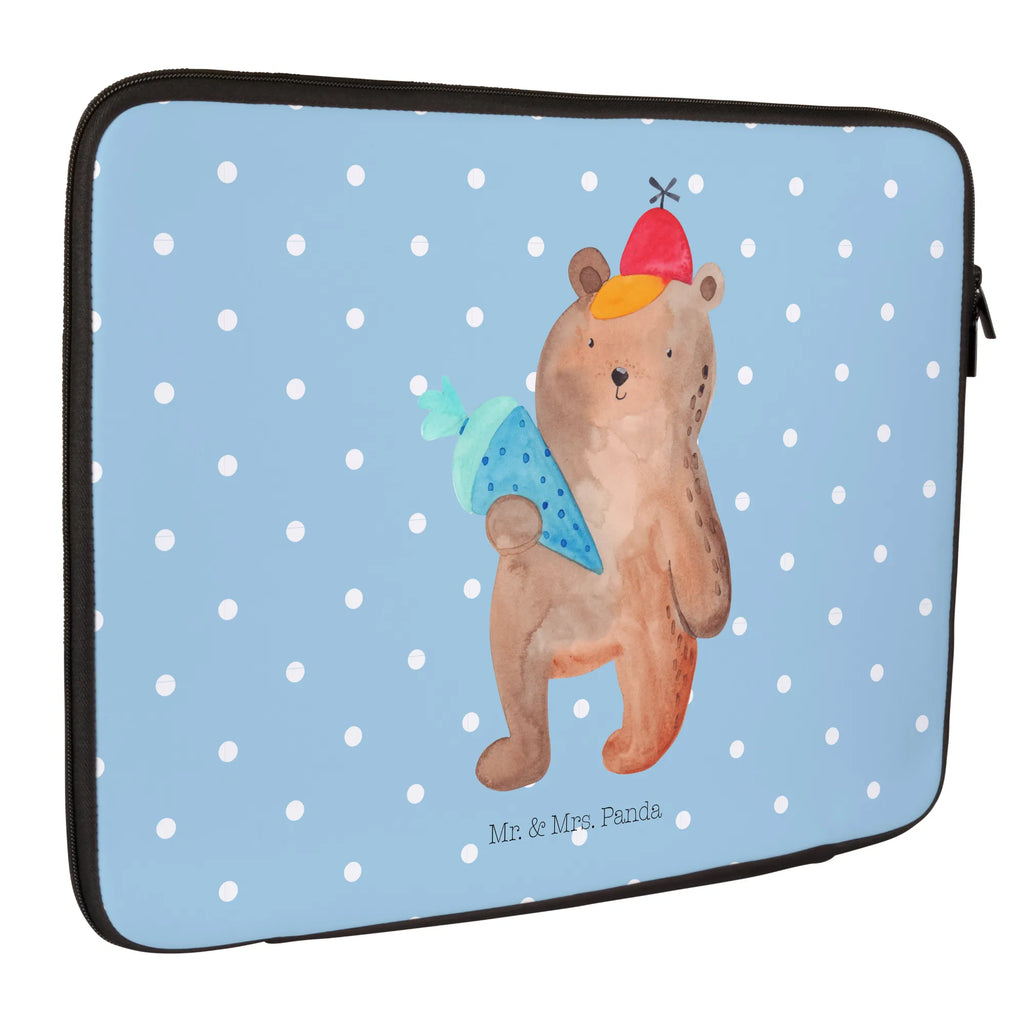 Notebook Tasche Bär Schultüte Notebook Tasche, Laptop, Computertasche, Tasche, Notebook-Tasche, Notebook-Reisehülle, Notebook Schutz, Bär, Teddy, Teddybär, Bär Motiv, Schultüte, Erster Schultag Geschenk, Einschulung Geschenk, Schule Geschenk, Grundschule, Schulanfang, Schulbeginn