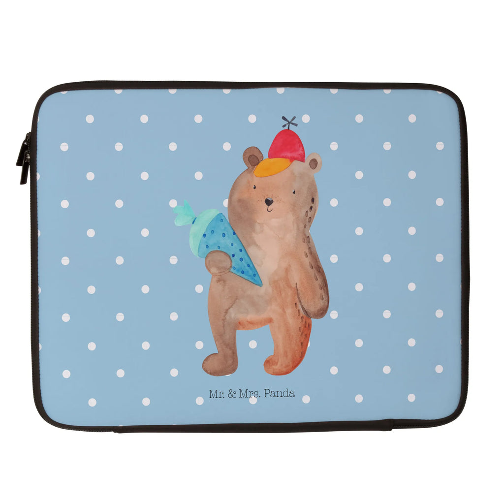 Notebook Tasche Bär Schultüte Notebook Tasche, Laptop, Computertasche, Tasche, Notebook-Tasche, Notebook-Reisehülle, Notebook Schutz, Bär, Teddy, Teddybär, Bär Motiv, Schultüte, Erster Schultag Geschenk, Einschulung Geschenk, Schule Geschenk, Grundschule, Schulanfang, Schulbeginn