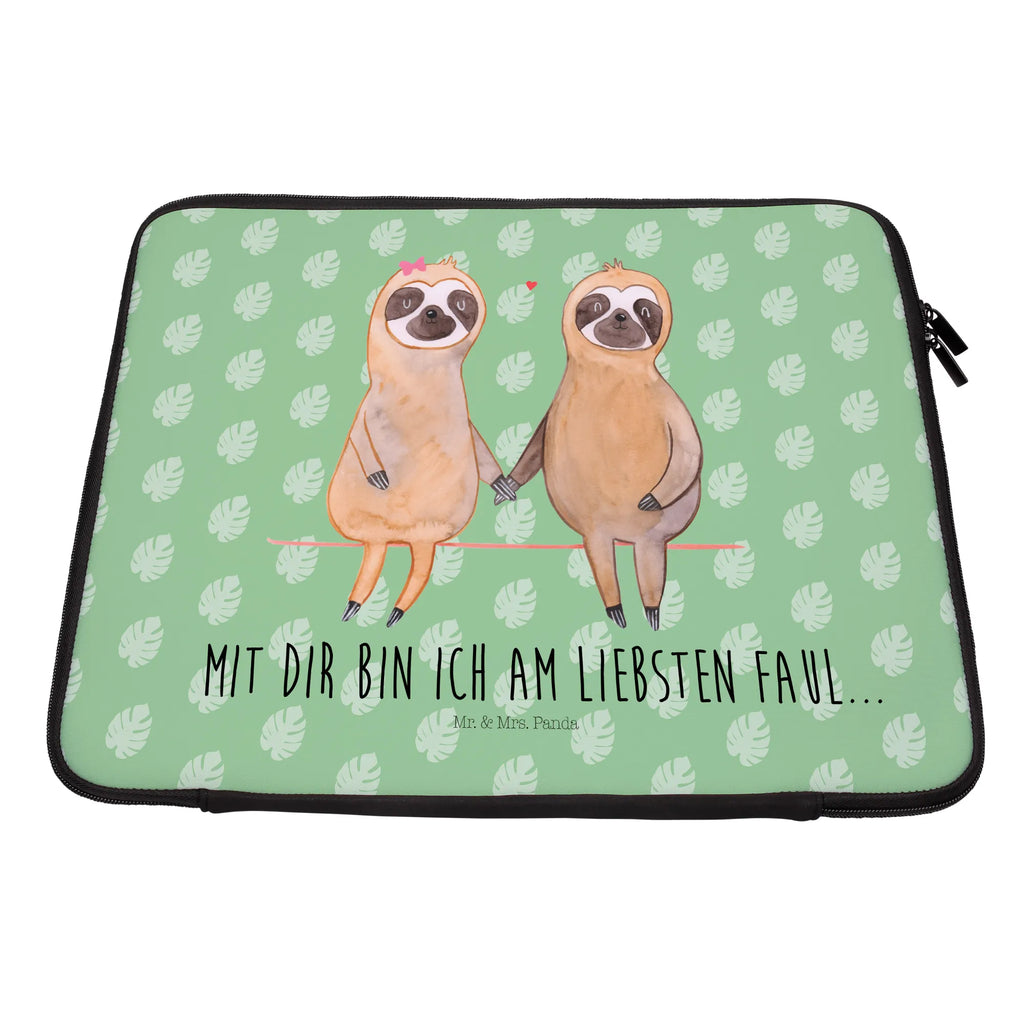 Notebook Tasche Faultier Pärchen Notebook Tasche, Laptop, Computertasche, Tasche, Notebook-Tasche, Notebook-Reisehülle, Notebook Schutz, Faultier, Faultier Geschenk, Faultier Deko, Faultiere, faul, Lieblingstier, Liebe, Liebespaar, Faultierliebe, Faultierpärchen, verliebt, verlobt, gemeinsam, relaxen, Pärchen, Beziehung, Langsamkeit