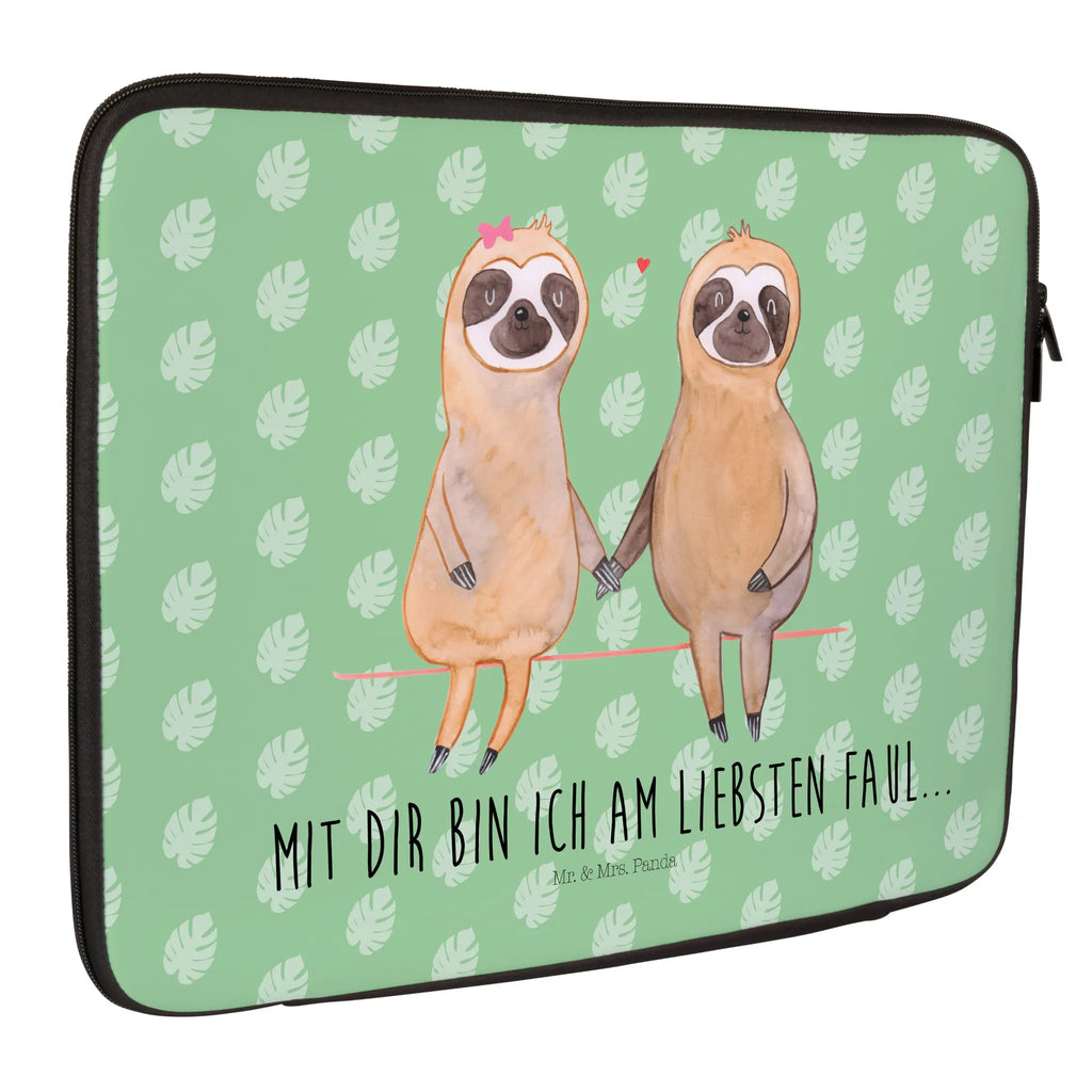 Notebook Tasche Faultier Pärchen Notebook Tasche, Laptop, Computertasche, Tasche, Notebook-Tasche, Notebook-Reisehülle, Notebook Schutz, Faultier, Faultier Geschenk, Faultier Deko, Faultiere, faul, Lieblingstier, Liebe, Liebespaar, Faultierliebe, Faultierpärchen, verliebt, verlobt, gemeinsam, relaxen, Pärchen, Beziehung, Langsamkeit