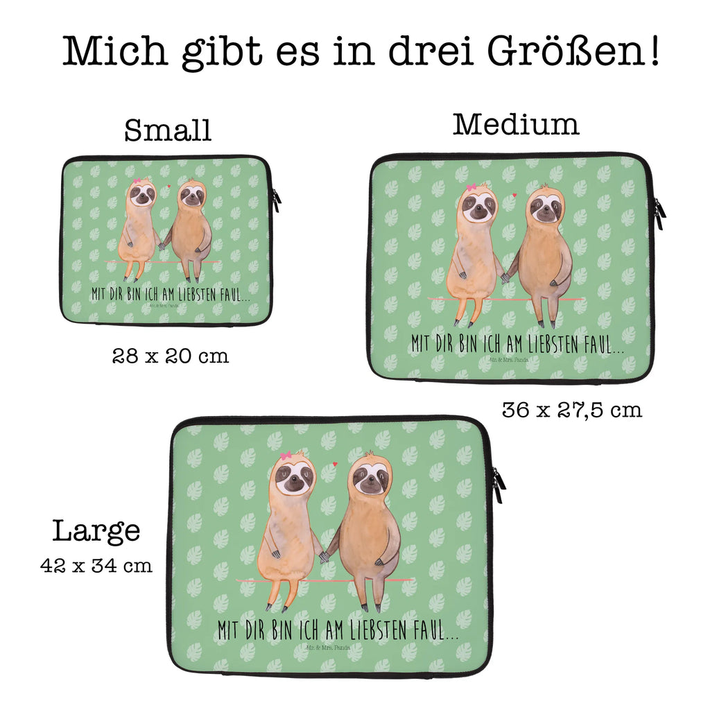 Notebook Tasche Faultier Pärchen Notebook Tasche, Laptop, Computertasche, Tasche, Notebook-Tasche, Notebook-Reisehülle, Notebook Schutz, Faultier, Faultier Geschenk, Faultier Deko, Faultiere, faul, Lieblingstier, Liebe, Liebespaar, Faultierliebe, Faultierpärchen, verliebt, verlobt, gemeinsam, relaxen, Pärchen, Beziehung, Langsamkeit