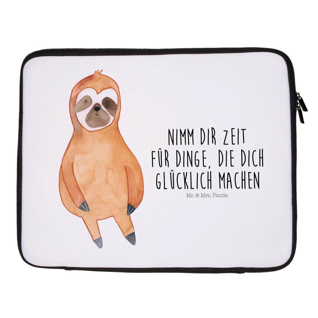 Notebook Tasche Faultier Zufrieden Notebook Tasche, Laptop, Computertasche, Tasche, Notebook-Tasche, Notebook-Reisehülle, Notebook Schutz, Faultier, Faultier Geschenk, Faultier Deko, Faultiere, faul, Lieblingstier, Pause, relaxen, Glück, glücklich, zufrieden, happy, Zufriedenheit, Gelassenheit, Ruhe, Frieden