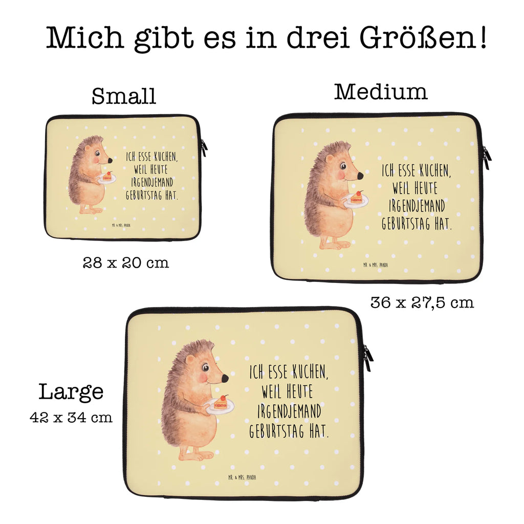 Notebook Tasche Igel Kuchenstück Notebook Tasche, Laptop, Computertasche, Tasche, Notebook-Tasche, Notebook-Reisehülle, Notebook Schutz, Tiermotive, Gute Laune, lustige Sprüche, Tiere, Igel, Essen Spruch, Kuchen, Backen Geschenk, Kuchen backen, Einladung Party, Geburtstagskuchen, Torte