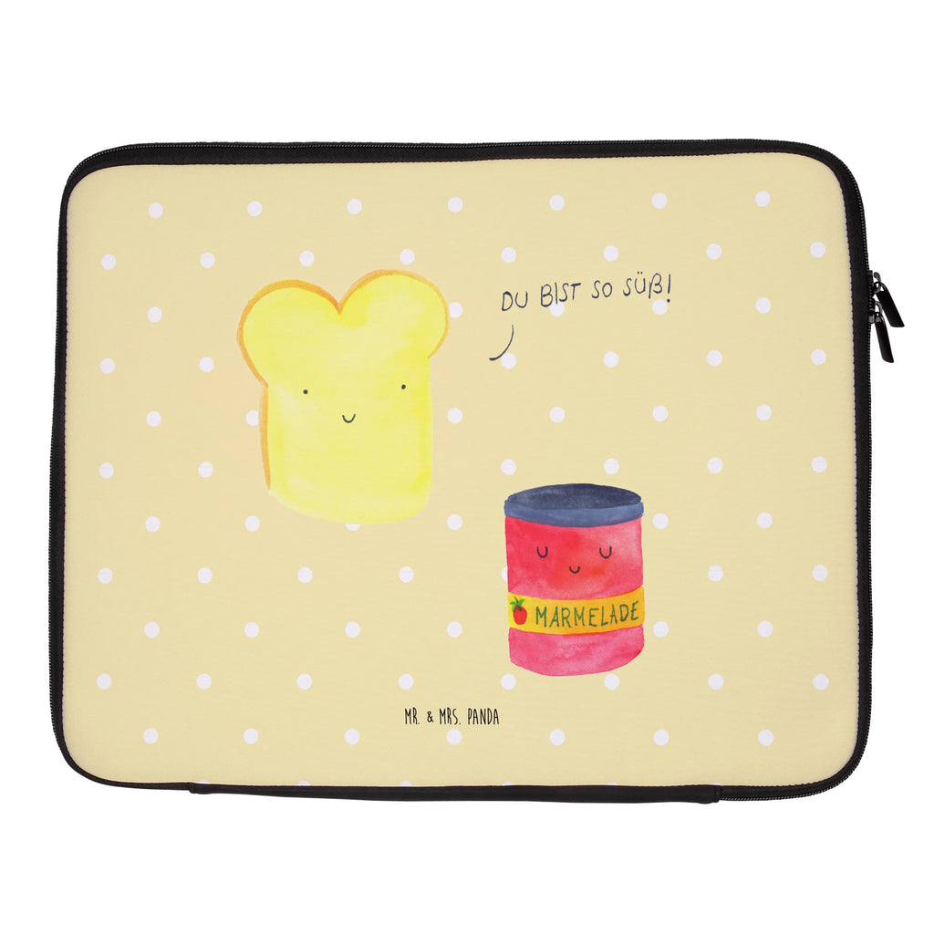 Notebook Tasche Toast Marmelade Notebook Tasche, Laptop, Computertasche, Tasche, Notebook-Tasche, Notebook-Reisehülle, Notebook Schutz, Tiermotive, Gute Laune, lustige Sprüche, Tiere, Toast, Marmelade, Dreamteam, süße Postkarte, süß, Küche Deko, Küche Spruch, Frühstück Einladung, Brot, Toastbrot