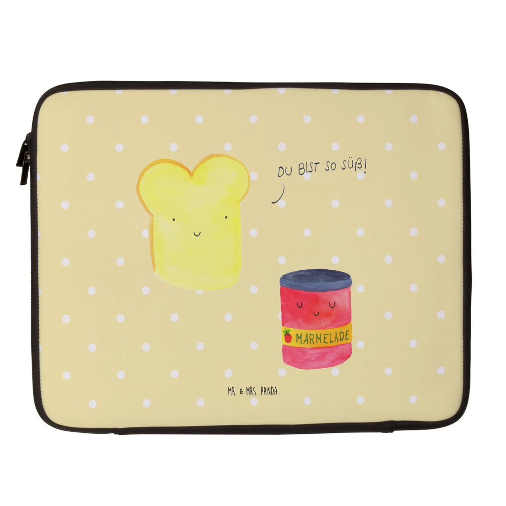 Notebook Tasche Toast Marmelade Notebook Tasche, Laptop, Computertasche, Tasche, Notebook-Tasche, Notebook-Reisehülle, Notebook Schutz, Tiermotive, Gute Laune, lustige Sprüche, Tiere, Toast, Marmelade, Dreamteam, süße Postkarte, süß, Küche Deko, Küche Spruch, Frühstück Einladung, Brot, Toastbrot