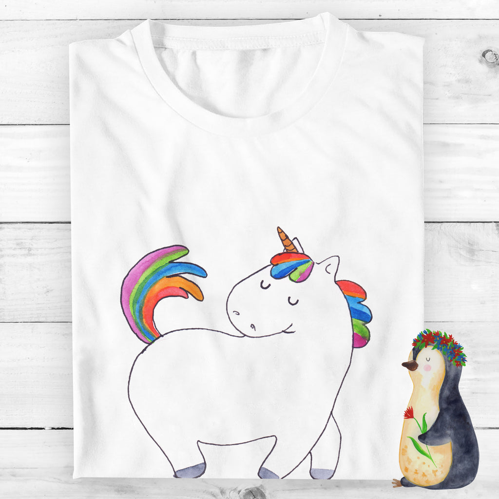 T-Shirt Standard Einhorn stolzierend T-Shirt, Shirt, Tshirt, Lustiges T-Shirt, T-Shirt mit Spruch, Party, Junggesellenabschied, Jubiläum, Geburstag, Herrn, Damen, Männer, Frauen, Schlafshirt, Nachthemd, Sprüche, Einhorn, Einhörner, Einhorn Deko, Pegasus, Unicorn, stolz, anders, bunt, Pferd, Reiter, Reiten, Freundin, Geschenk