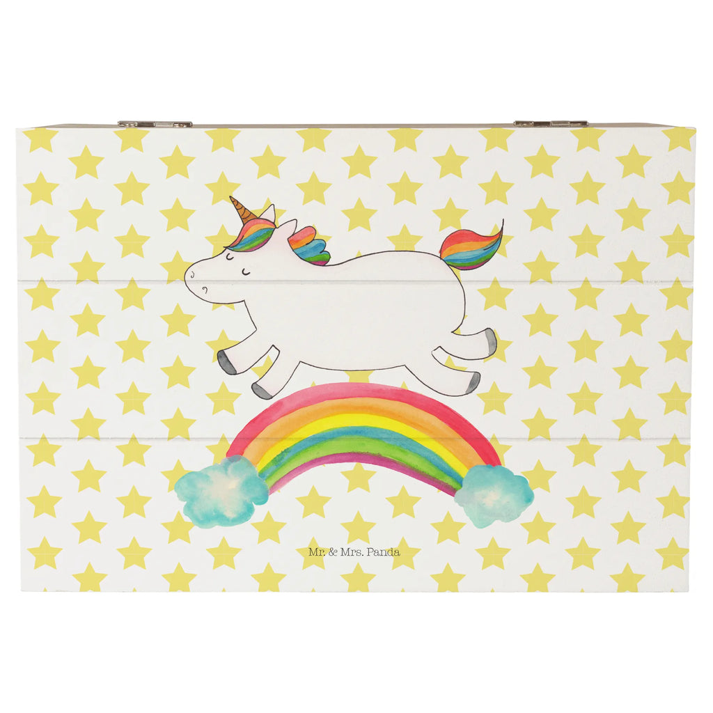 Holzkiste Einhorn Regenbogen Holzkiste, Kiste, Schatzkiste, Truhe, Schatulle, XXL, Erinnerungsbox, Erinnerungskiste, Dekokiste, Aufbewahrungsbox, Geschenkbox, Geschenkdose, Einhorn, Einhörner, Einhorn Deko, Unicorn, Regenbogen, Glitzer, Einhornpower, Erwachsenwerden, Einhornautobahn