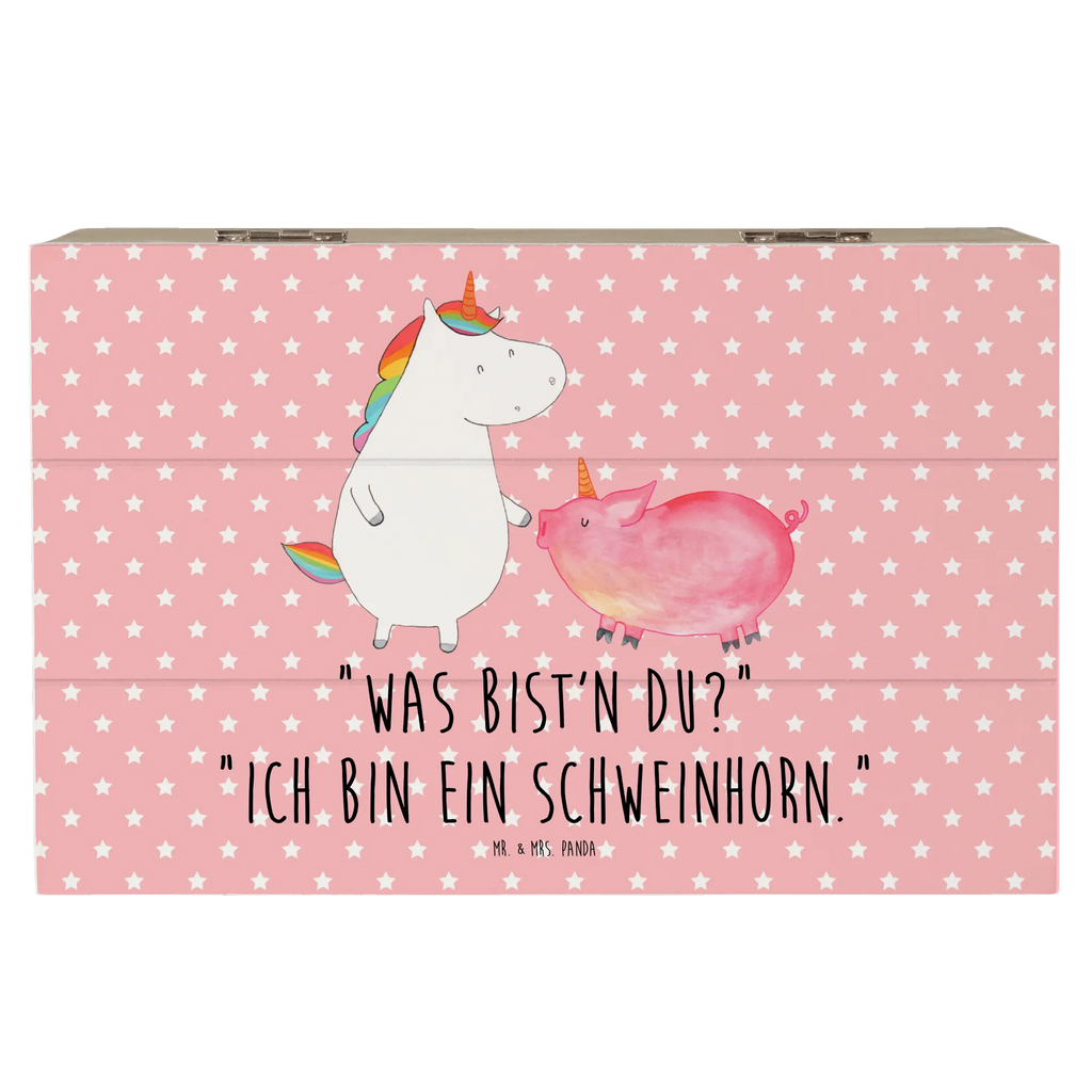 Holzkiste Einhorn Schwein Holzkiste, Kiste, Schatzkiste, Truhe, Schatulle, XXL, Erinnerungsbox, Erinnerungskiste, Dekokiste, Aufbewahrungsbox, Geschenkbox, Geschenkdose, Einhorn, Einhörner, Einhorn Deko, Pegasus, Unicorn, Freundschaft, Schweinhorn, Schwein, Freundin, Schweinchen