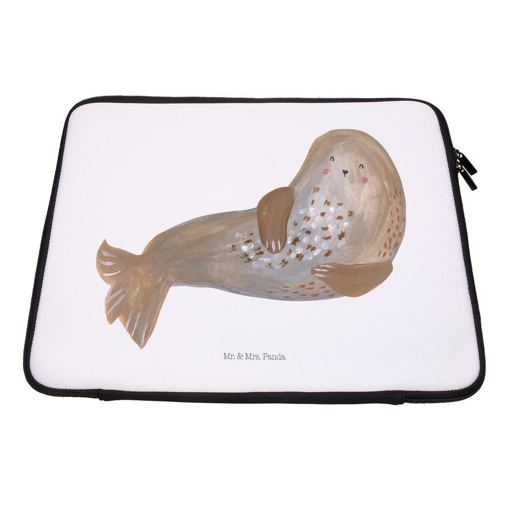 Notebook Tasche Robbe Lachen Notebook Tasche, Laptop, Computertasche, Tasche, Notebook-Tasche, Notebook-Reisehülle, Notebook Schutz, Tiermotive, Gute Laune, lustige Sprüche, Tiere, Robbe, Robben, Seehund, Strand, Meerestier, Ostsee, Nordsee