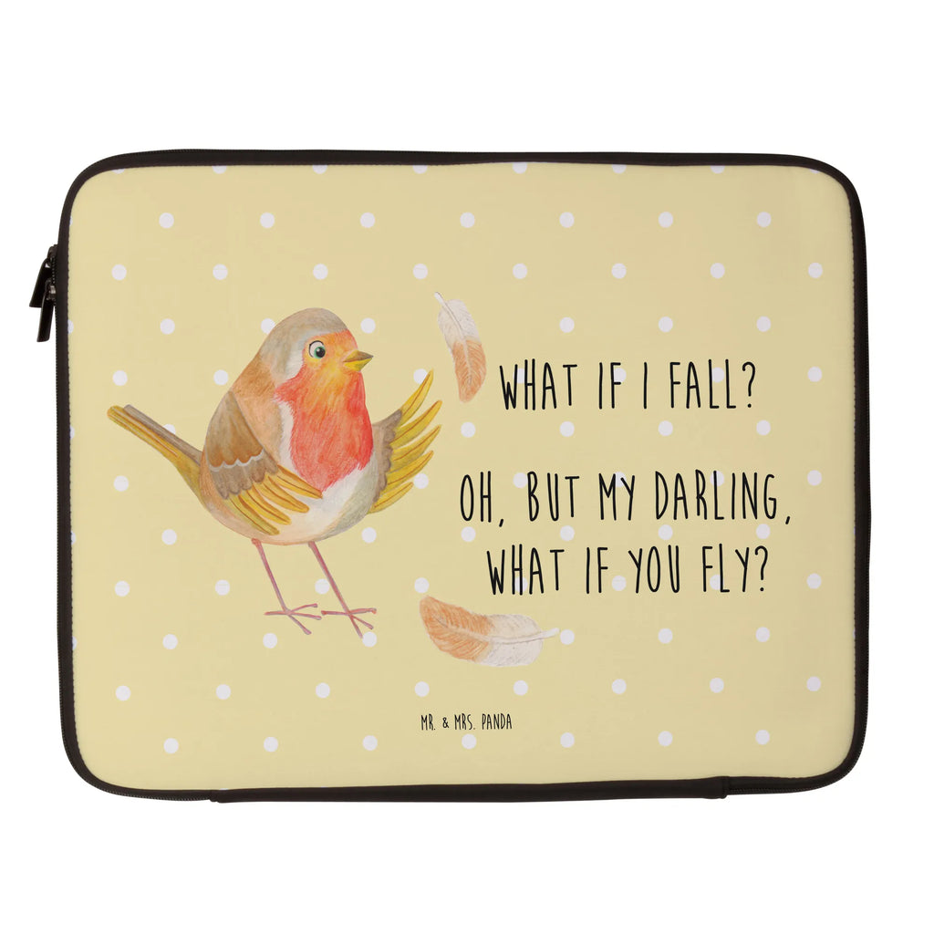 Notebook Tasche Rotkehlchen Federn Notebook Tasche, Laptop, Computertasche, Tasche, Notebook-Tasche, Notebook-Reisehülle, Notebook Schutz, Tiermotive, Gute Laune, lustige Sprüche, Tiere, What if i fall, Rotkehlchen, Spruch Motivation, Spruch Mut, Vogel, Motivation Sprüche, Motivationsbilder, fliegen