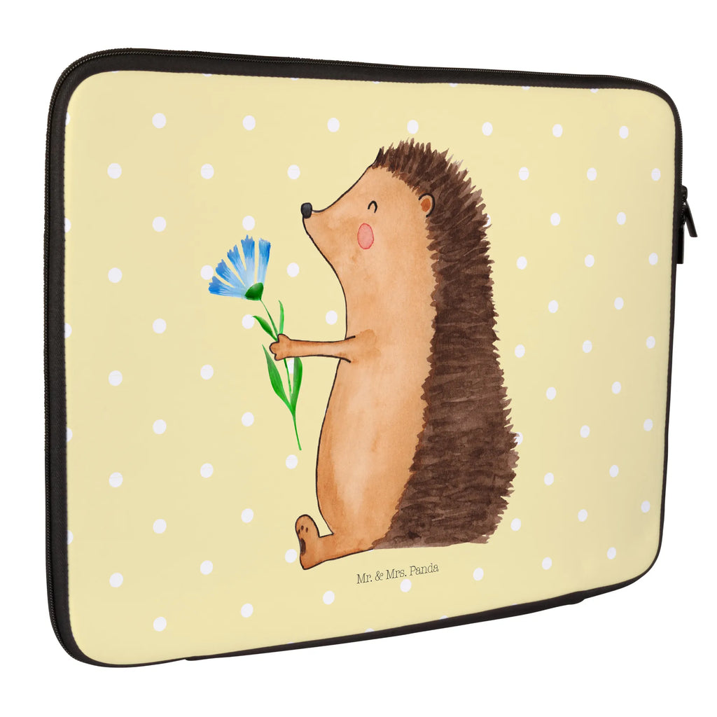 Notebook Tasche Igel Blumen Notebook Tasche, Laptop, Computertasche, Tasche, Notebook-Tasche, Notebook-Reisehülle, Notebook Schutz, Tiermotive, Gute Laune, lustige Sprüche, Tiere, Igel, Gute Besserung, Genesungswünsche, Krankheit, Krankenhaus, krank, Besuch