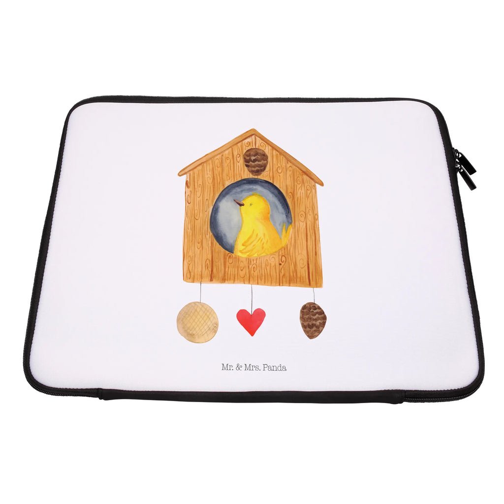 Notebook Tasche Vogelhaus Home Notebook Tasche, Laptop, Computertasche, Tasche, Notebook-Tasche, Notebook-Reisehülle, Notebook Schutz, Tiermotive, Gute Laune, lustige Sprüche, Tiere, Vogelhaus, Vogel, Home sweet Home, Einzug, Umzug, Geschenk, Einzugsgeschenk, Hausbau, Haus