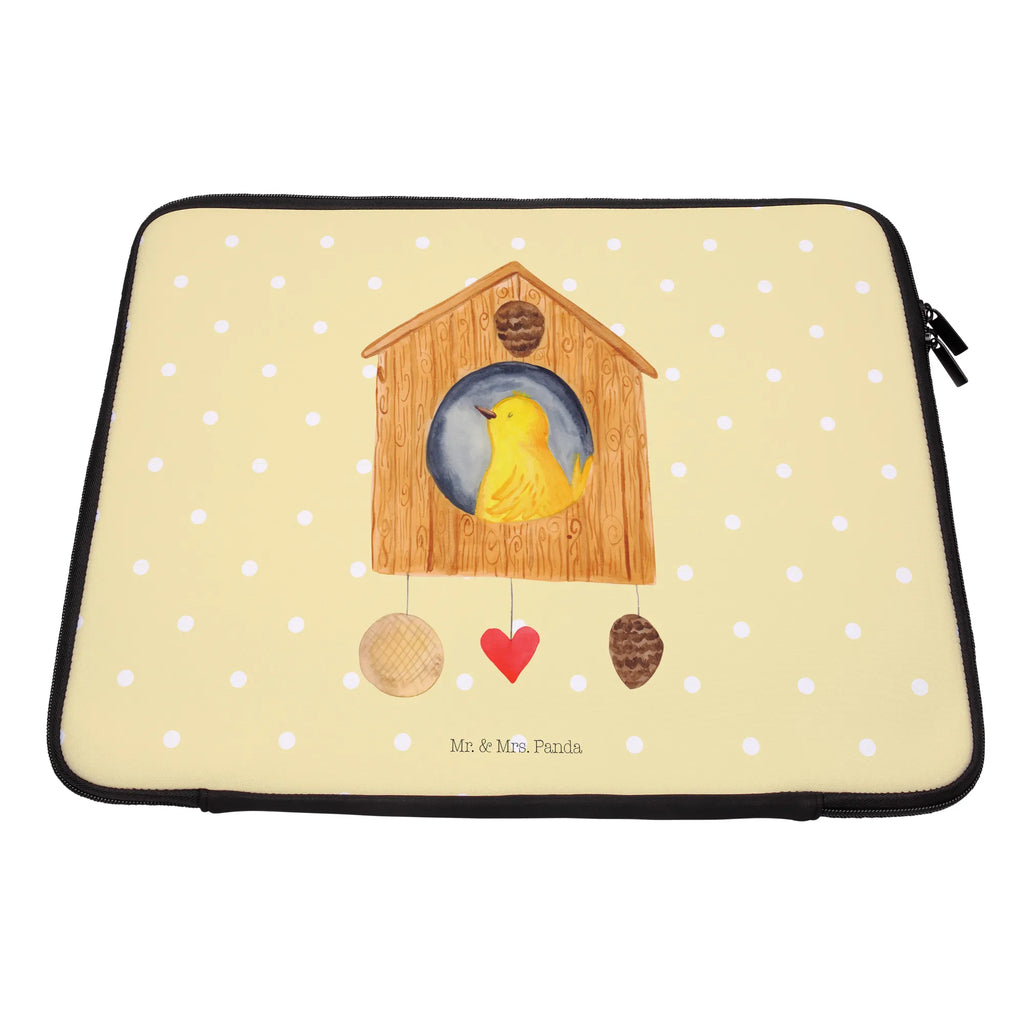 Notebook Tasche Vogelhaus Home Notebook Tasche, Laptop, Computertasche, Tasche, Notebook-Tasche, Notebook-Reisehülle, Notebook Schutz, Tiermotive, Gute Laune, lustige Sprüche, Tiere, Vogelhaus, Vogel, Home sweet Home, Einzug, Umzug, Geschenk, Einzugsgeschenk, Hausbau, Haus