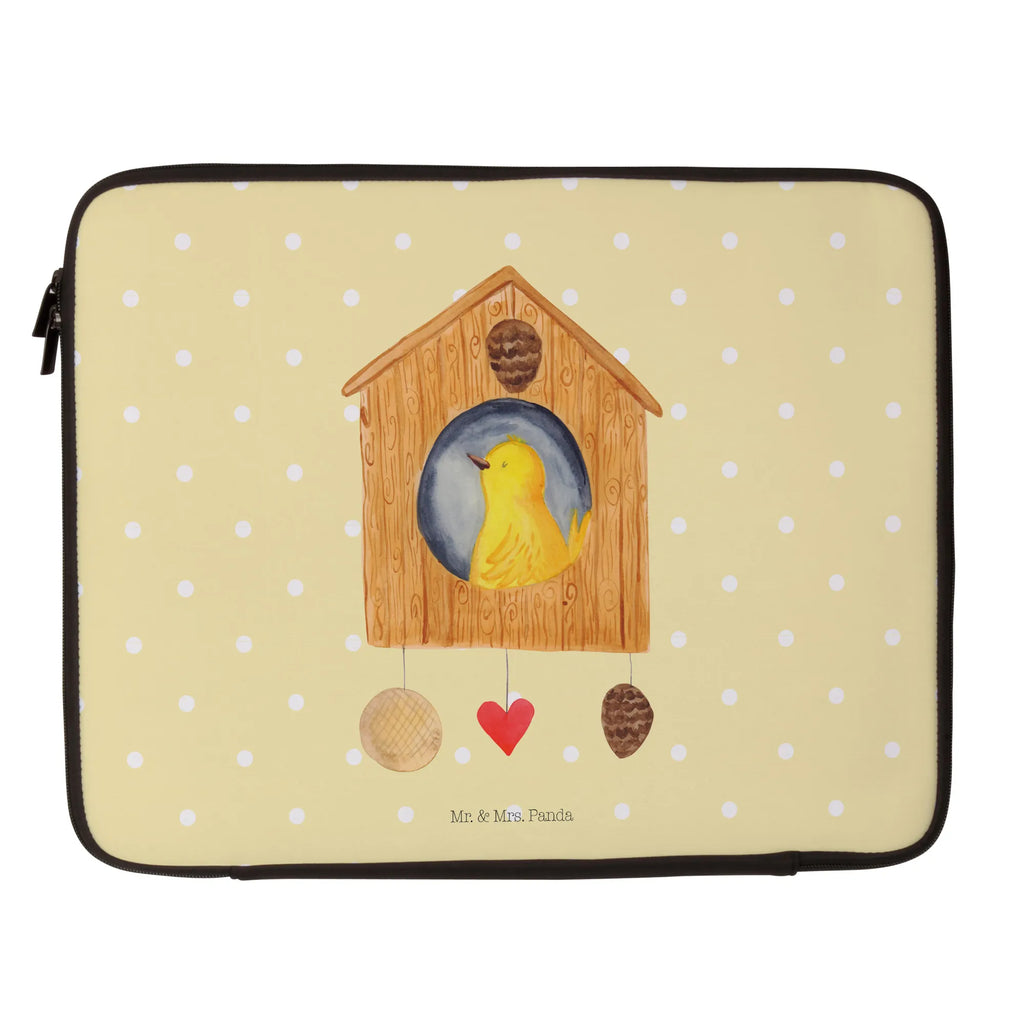 Notebook Tasche Vogelhaus Home Notebook Tasche, Laptop, Computertasche, Tasche, Notebook-Tasche, Notebook-Reisehülle, Notebook Schutz, Tiermotive, Gute Laune, lustige Sprüche, Tiere, Vogelhaus, Vogel, Home sweet Home, Einzug, Umzug, Geschenk, Einzugsgeschenk, Hausbau, Haus