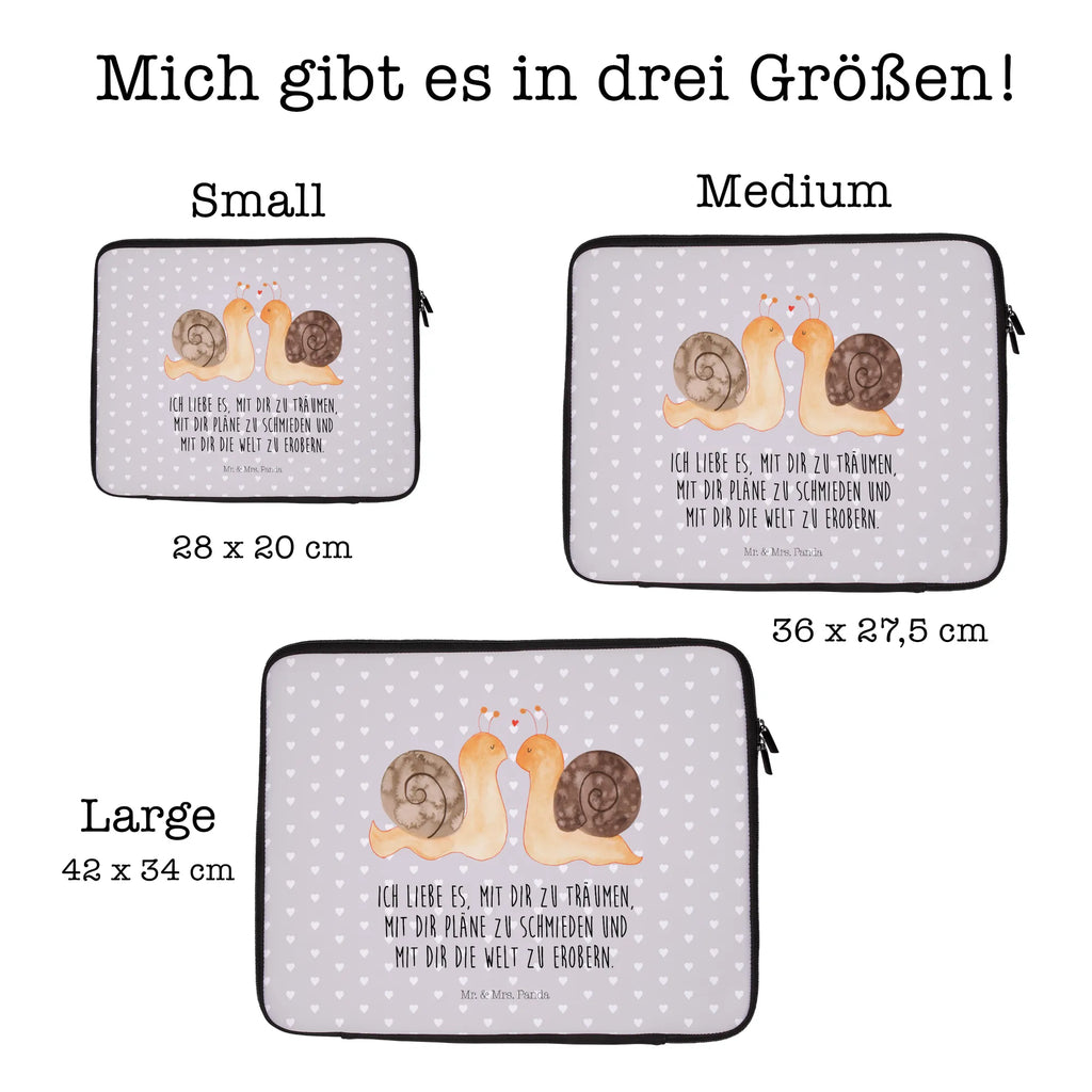 Notebook Tasche Schnecken Liebe Notebook Tasche, Laptop, Computertasche, Tasche, Notebook-Tasche, Notebook-Reisehülle, Notebook Schutz, Liebe, Partner, Freund, Freundin, Ehemann, Ehefrau, Heiraten, Verlobung, Heiratsantrag, Liebesgeschenk, Jahrestag, Hocheitstag