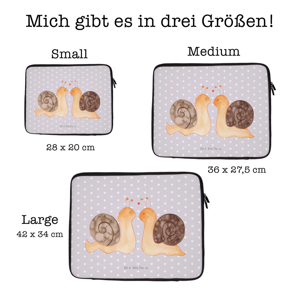 Notebook Tasche Schnecken Liebe Notebook Tasche, Laptop, Computertasche, Tasche, Notebook-Tasche, Notebook-Reisehülle, Notebook Schutz, Liebe, Partner, Freund, Freundin, Ehemann, Ehefrau, Heiraten, Verlobung, Heiratsantrag, Liebesgeschenk, Jahrestag, Hocheitstag