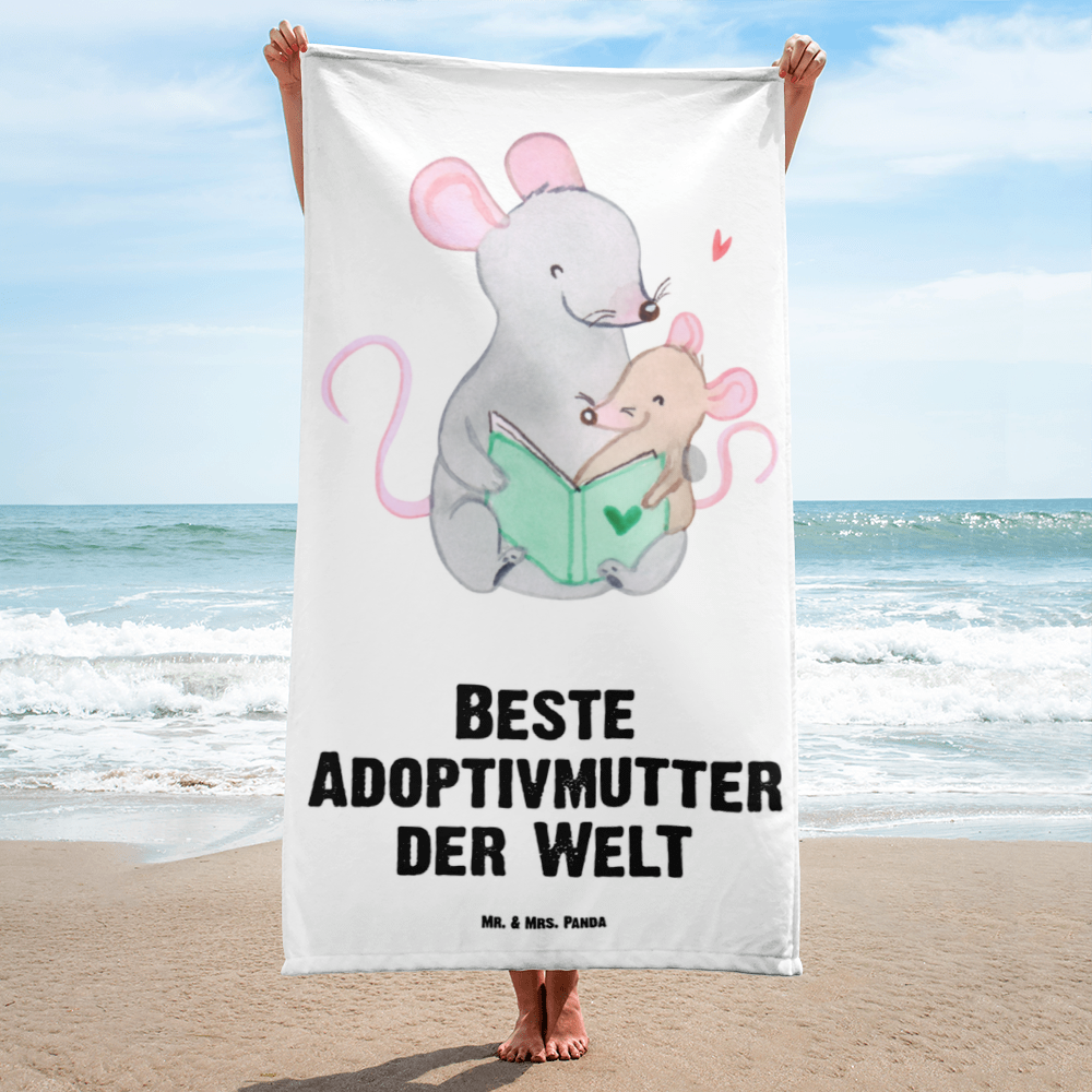 XL Badehandtuch Maus Beste Adoptivmutter der Welt Handtuch, Badetuch, Duschtuch, Strandtuch, Saunatuch, für, Dankeschön, Geschenk, Schenken, Geburtstag, Geburtstagsgeschenk, Geschenkidee, Danke, Bedanken, Mitbringsel, Freude machen, Geschenktipp, Adoptivmutter, Adoptivmama, adoptiert, Mama, Mami, Mutter, Muttertag, Mutti, Ma, Tochter, Sohn, Beste Mama, Beste, Supermama