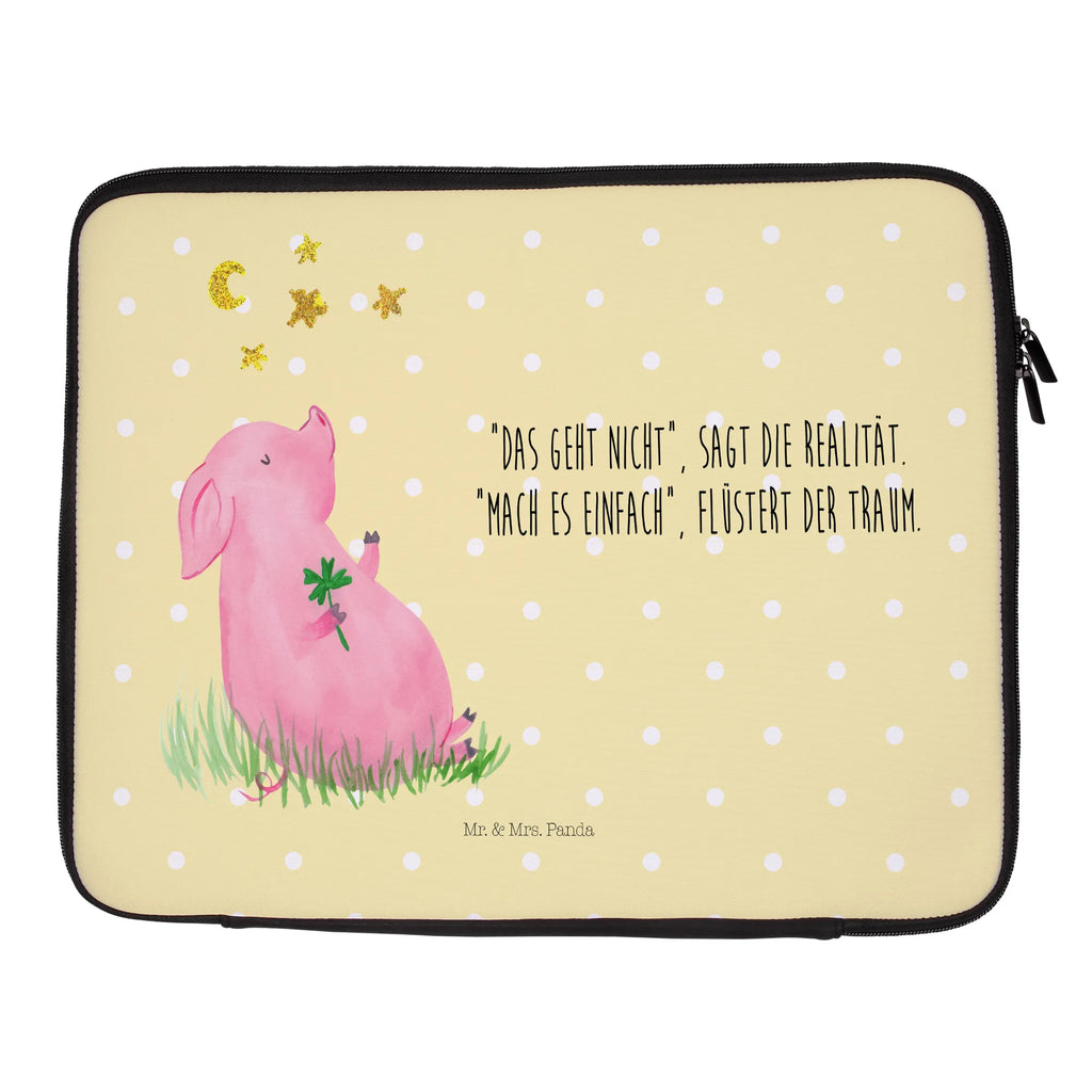 Notebook Tasche Schwein Glück Notebook Tasche, Laptop, Computertasche, Tasche, Notebook-Tasche, Notebook-Reisehülle, Notebook Schutz, Tiermotive, Gute Laune, lustige Sprüche, Tiere, Glücksschwein. Glück, Schwein, Schweinchen, Sterne, Sernchen, Ziele, Träume, Motivation, Glücksbringer