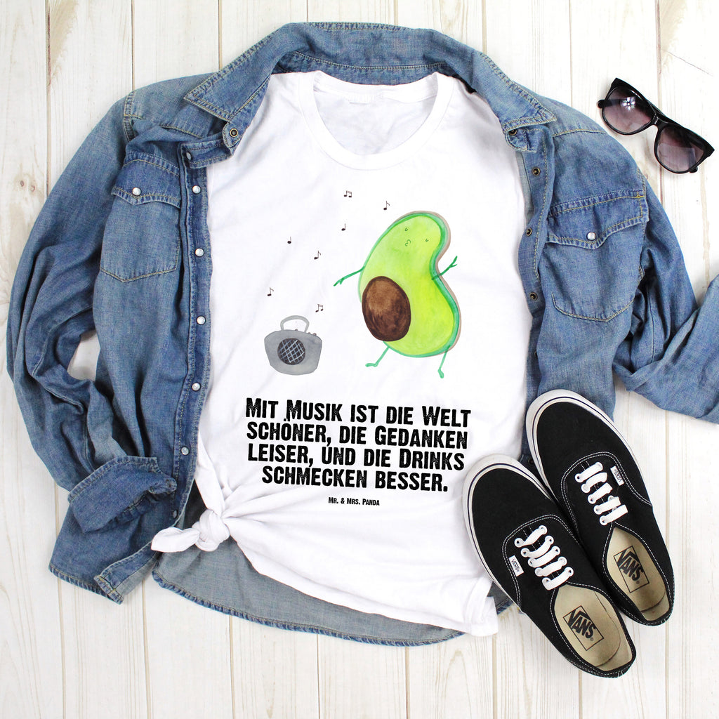 T-Shirt Standard Avocado tanzt T-Shirt, Shirt, Tshirt, Lustiges T-Shirt, T-Shirt mit Spruch, Party, Junggesellenabschied, Jubiläum, Geburstag, Herrn, Damen, Männer, Frauen, Schlafshirt, Nachthemd, Sprüche, Avocado, Veggie, Vegan, Gesund