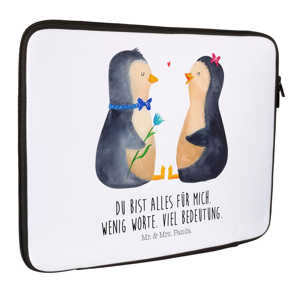 Notebook Tasche Pinguin Pärchen Notebook Tasche, Laptop, Computertasche, Tasche, Notebook-Tasche, Notebook-Reisehülle, Notebook Schutz, Pinguin, Pinguine, Liebe, Liebespaar, Liebesbeweis, Liebesgeschenk, Verlobung, Jahrestag, Hochzeitstag, Hochzeit, Hochzeitsgeschenk, große Liebe, Traumpaar