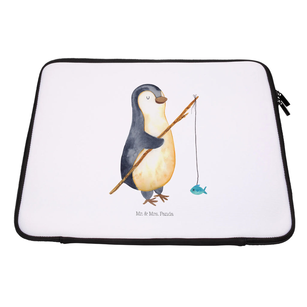 Notebook Tasche Pinguin Angler Notebook Tasche, Laptop, Computertasche, Tasche, Notebook-Tasche, Notebook-Reisehülle, Notebook Schutz, Pinguin, Pinguine, Angeln, Angler, Tagträume, Hobby, Plan, Planer, Tagesplan, Neustart, Motivation, Geschenk, Freundinnen, Geschenkidee, Urlaub, Wochenende