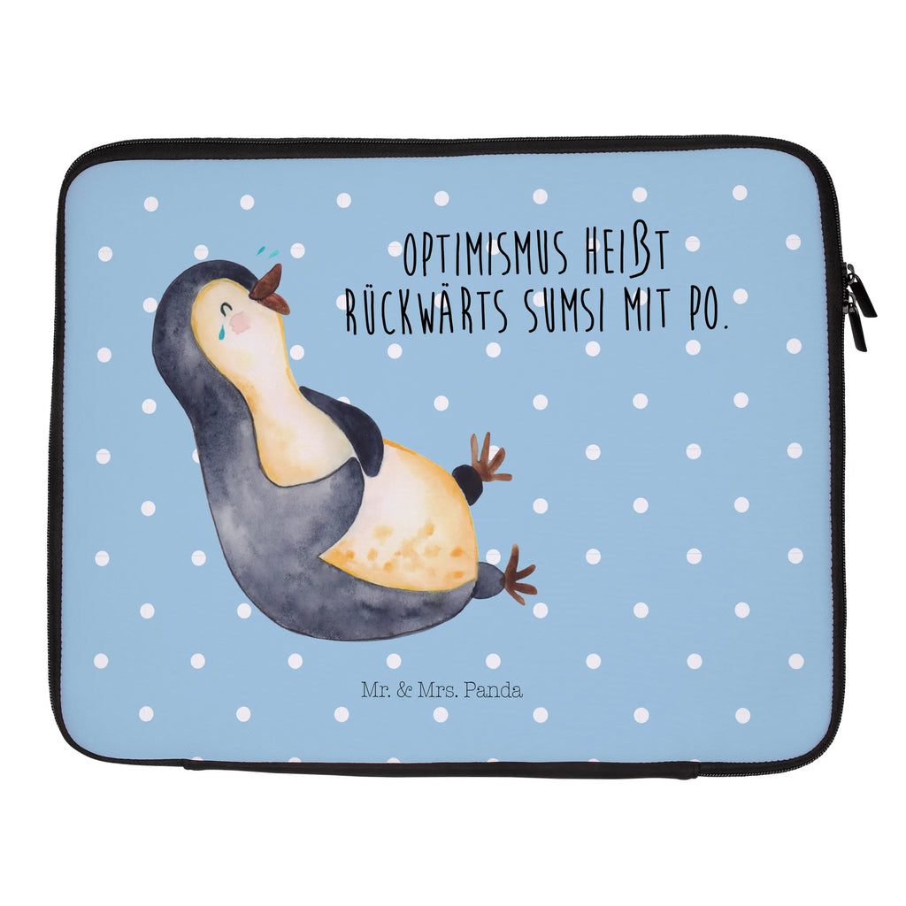 Notebook Tasche Pinguin Lachen Notebook Tasche, Laptop, Computertasche, Tasche, Notebook-Tasche, Notebook-Reisehülle, Notebook Schutz, Pinguin, Pinguine, lustiger Spruch, Optimismus, Fröhlich, Lachen, Humor, Fröhlichkeit