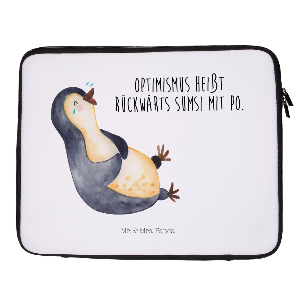 Notebook Tasche Pinguin Lachen Notebook Tasche, Laptop, Computertasche, Tasche, Notebook-Tasche, Notebook-Reisehülle, Notebook Schutz, Pinguin, Pinguine, lustiger Spruch, Optimismus, Fröhlich, Lachen, Humor, Fröhlichkeit