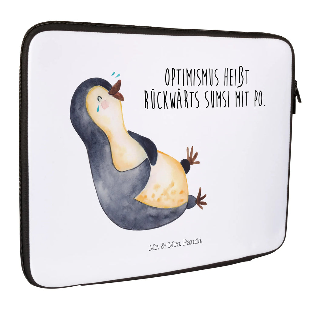 Notebook Tasche Pinguin Lachen Notebook Tasche, Laptop, Computertasche, Tasche, Notebook-Tasche, Notebook-Reisehülle, Notebook Schutz, Pinguin, Pinguine, lustiger Spruch, Optimismus, Fröhlich, Lachen, Humor, Fröhlichkeit