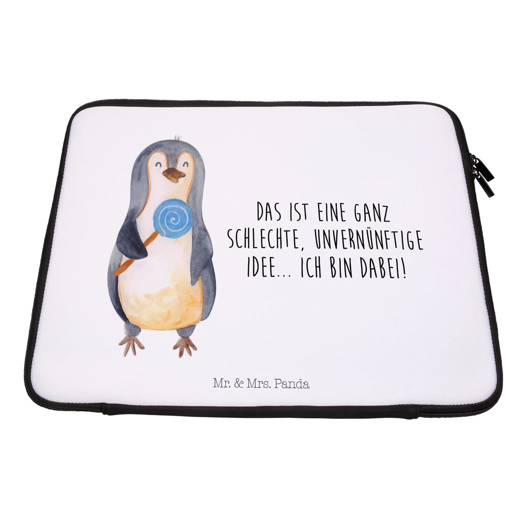 Notebook Tasche Pinguin Lolli Notebook Tasche, Laptop, Computertasche, Tasche, Notebook-Tasche, Notebook-Reisehülle, Notebook Schutz, Pinguin, Pinguine, Lolli, Süßigkeiten, Blödsinn, Spruch, Rebell, Gauner, Ganove, Rabauke