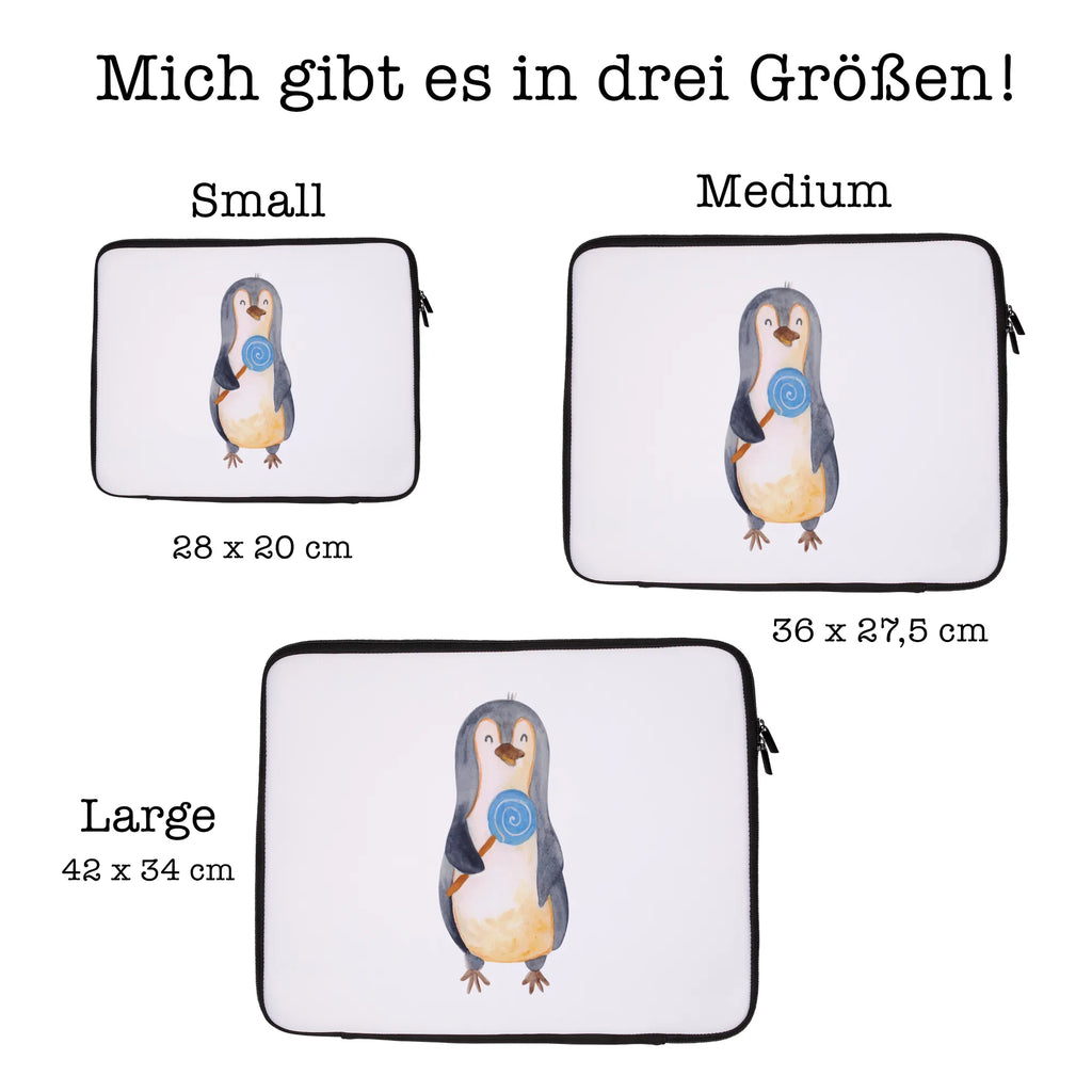 Notebook Tasche Pinguin Lolli Notebook Tasche, Laptop, Computertasche, Tasche, Notebook-Tasche, Notebook-Reisehülle, Notebook Schutz, Pinguin, Pinguine, Lolli, Süßigkeiten, Blödsinn, Spruch, Rebell, Gauner, Ganove, Rabauke