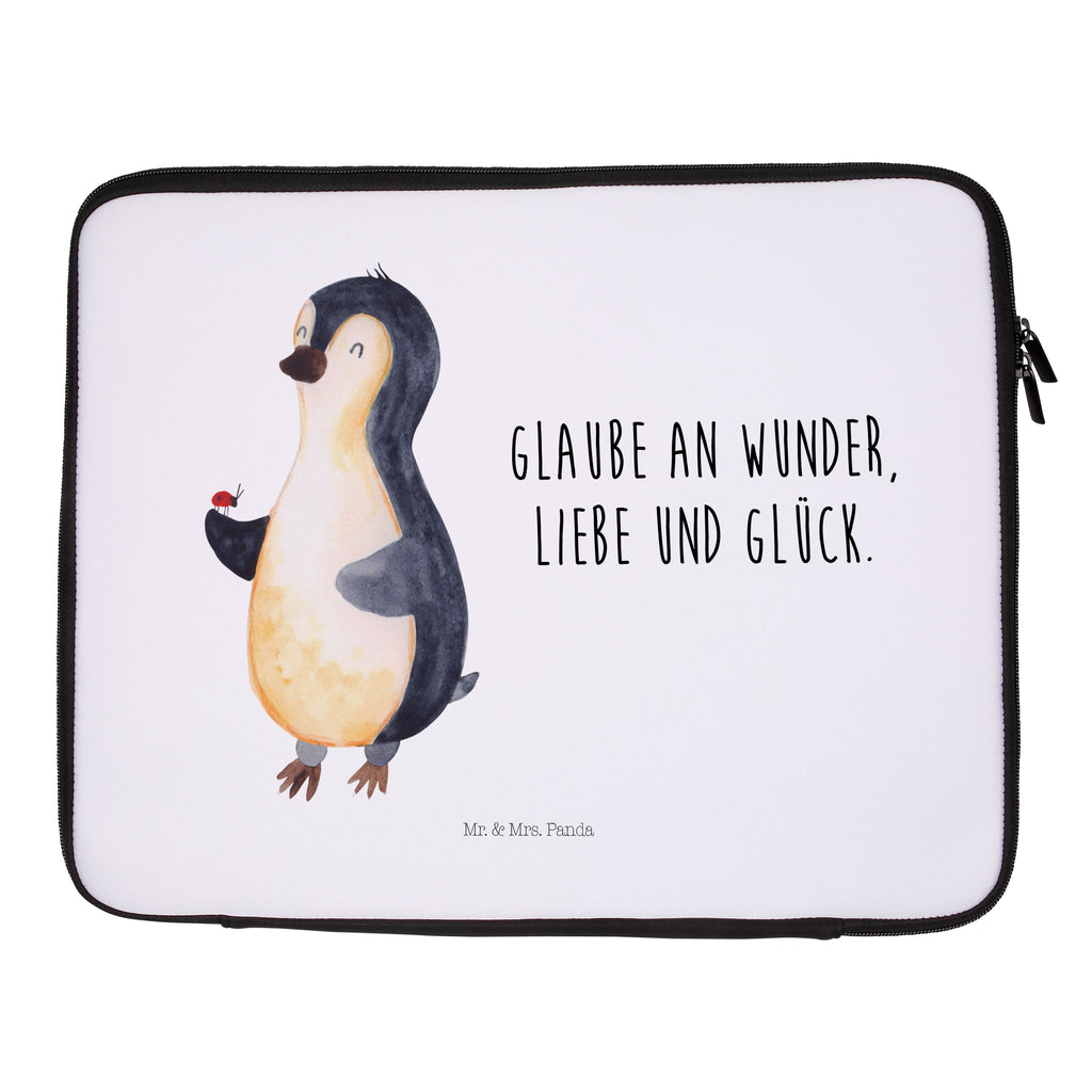 Notebook Tasche Pinguin Marienkäfer Notebook Tasche, Laptop, Computertasche, Tasche, Notebook-Tasche, Notebook-Reisehülle, Notebook Schutz, Pinguin, Pinguine, Marienkäfer, Liebe, Wunder, Glück, Freude, Lebensfreude