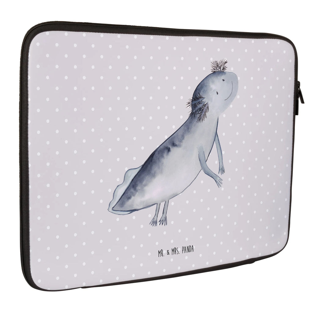 Notebook Tasche Axolotl Schwimmen Notebook Tasche, Laptop, Computertasche, Tasche, Notebook-Tasche, Notebook-Reisehülle, Notebook Schutz, Axolotl, Molch, Axolot, Schwanzlurch, Lurch, Lurche, Problem, Probleme, Lösungen, Motivation