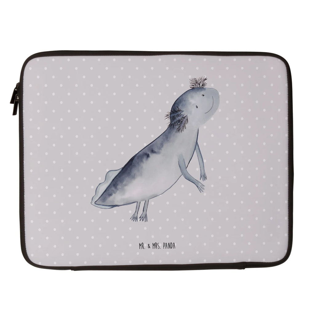 Notebook Tasche Axolotl Schwimmen Notebook Tasche, Laptop, Computertasche, Tasche, Notebook-Tasche, Notebook-Reisehülle, Notebook Schutz, Axolotl, Molch, Axolot, Schwanzlurch, Lurch, Lurche, Problem, Probleme, Lösungen, Motivation