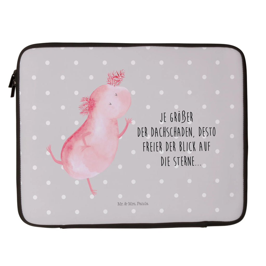 Notebook Tasche Axolotl Tanzen Notebook Tasche, Laptop, Computertasche, Tasche, Notebook-Tasche, Notebook-Reisehülle, Notebook Schutz, Axolotl, Molch, Axolot, Schwanzlurch, Lurch, Lurche, Dachschaden, Sterne, verrückt, Freundin, beste Freundin