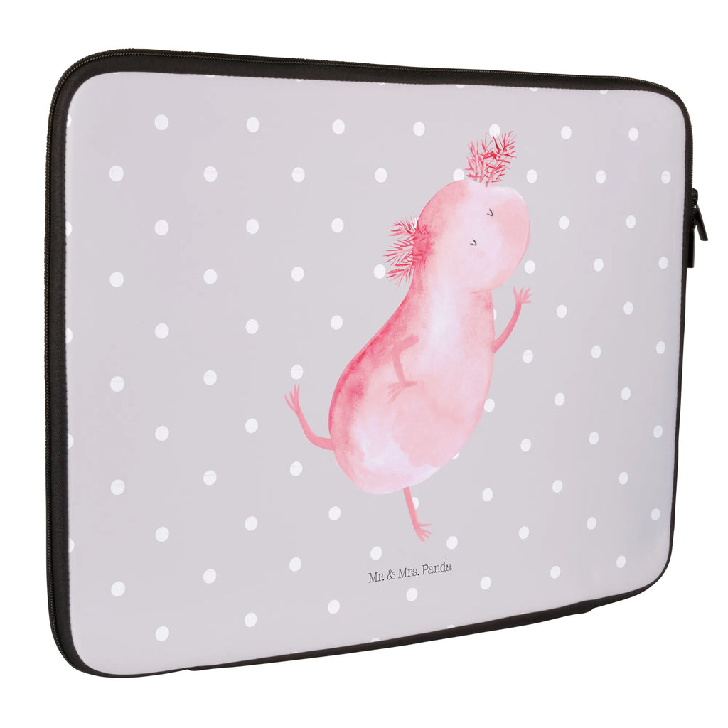 Notebook Tasche Axolotl Tanzen Notebook Tasche, Laptop, Computertasche, Tasche, Notebook-Tasche, Notebook-Reisehülle, Notebook Schutz, Axolotl, Molch, Axolot, Schwanzlurch, Lurch, Lurche, Dachschaden, Sterne, verrückt, Freundin, beste Freundin