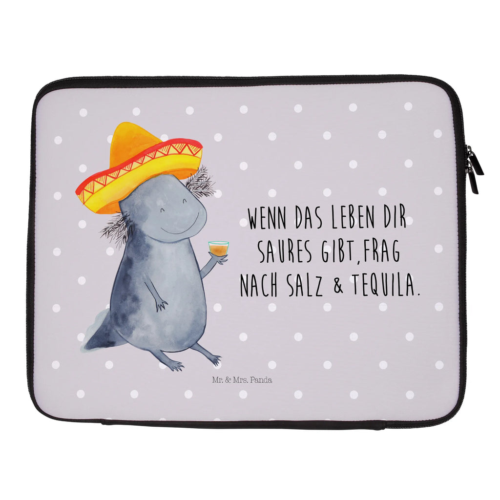 Notebook Tasche Axolotl Tequila Notebook Tasche, Laptop, Computertasche, Tasche, Notebook-Tasche, Notebook-Reisehülle, Notebook Schutz, Axolotl, Molch, Mexico, Mexiko, Sombrero, Zitrone, Tequila, Motivation, Spruch, Schwanzlurch, Lurch, Lurche, Axolot, Feuerdrache, Feuersalamander